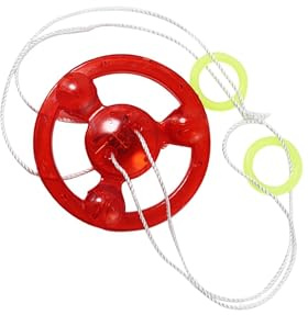 KIXZSAZ Kinder Kreisel mit blinkendem Schwungrad – Lustiges Spielzeug mit leuchtendem Schwungrad für aktives Spielvergnügen. Entwickelt für kreative Kinder. Ziehen Sie an der Schnur, und die LED