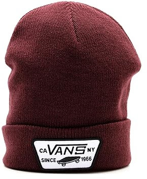 Vans Herren Milford Beanie Strickmütze, Rot (Port Royale), Einheitsgröße