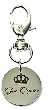 GIN Queen Charm Schlüsselanhänger handgefertigt von Libby 's Market Place