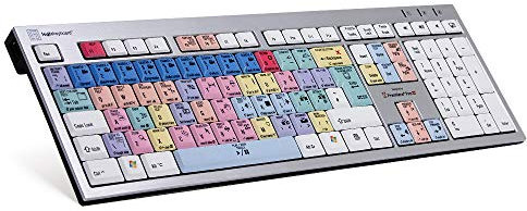 LogicKeyboard LKB-PPROCC-AJPU-FR Tastatur, Adobe Premiere Pro CC Weiß/Bunt