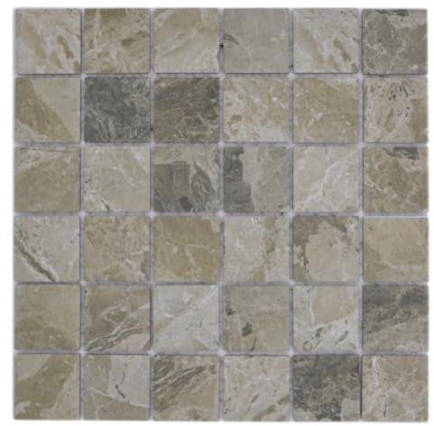 mosaico Mosaico in ceramica Piazza Marrone sabbia Effetto pietra