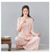 Tai Chi Kleidung Damen，Herren Frauen Zen Meditationsanzug Tai Chi Uniform Chinesische Kung Fu Kleidung Baumwolle Und Leinen Yoga Anzug,Pink-L