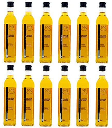 Lot 12x Vinaigre de cidre - Marcel Recorbet - bouteille 500ml
