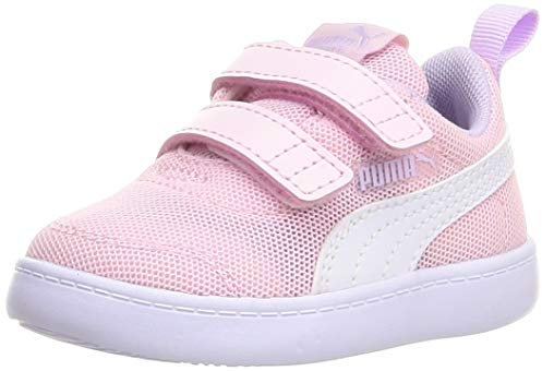 PUMA 37175908 - Sportivo da bambina in colore rosa del marchio, Rosa bianco, 22 EU