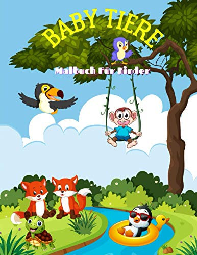 BABY TIERE - Malbuch Für Kinder