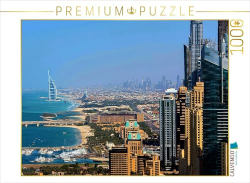 CALVENDO Puzzle Skyline von Dubai | 1000 Teile Lege-Größe 64 x 48 cm Foto-Puzzle für glückliche Stunden