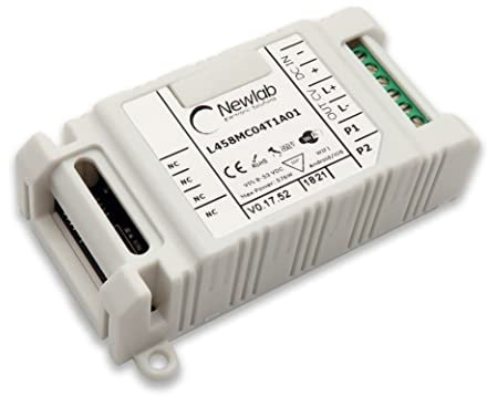 AstraLed - Dimmer WiFi, Made in Italy, per il controllo delle Strisce a Led da pulsante, smartphone, Google Home e Alexa. Uscita in tensione PWM. Modello Newlab L458MC04T1A01.