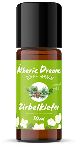 Ätheric Dreams | Zirbelkiefer | Reines ätherisches Öl | 100% Naturrein für Aromatherapie, Massage & mehr | Für Duft Diffusor, Badezusätze & Co | 10ml