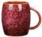 YlobdolY Grande Tasse à Café 500ml en Céramique avec Anse, Tasse à Thé Latte Vintage Nouveauté, Tasses à Café pour Le Bureau et la Maison, Cadeau Unique pour Hommes Femmes,Rouge