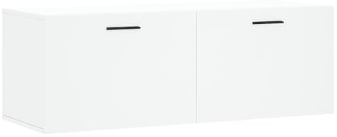 vidaXL Wandschrank Weiß 100x36,5x35 cm Holzwerkstoff