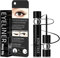Flüssiger Eyeliner, Schnell Trocknender Präzisions-Eyeliner, Wasserfest, Geeignet für Augen-Make-up-Kosmetik, Mattes Finish und hochpigmentierte Farbe, langanhaltende und natürliche Effekte Schwarzer