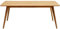 Kare Design Tisch Memo, Braun, 4-6 Personen, FSC zertifiziert, Massivholz, 300kg max. belastbarkeit, Skandi-Design, Hochwertig, Zeitlos, Holztisch, Esszimmertisch, Eichenholz, 75x180x90 cm (HxBxT)
