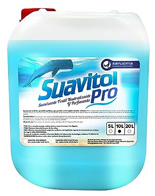 Suavitol Suavizante Ropa Líquido para Lavadora Profesional - Suavizante Lavanderia Tintoreria con Jabón Perfumado - Suavizante Industrial Concentrado Profesional Olor Fresco y Duradero (Atlantic, 10L)