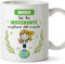 Mugffins Tazza Personalizzata in ceramica per INSEGNANTE donna 11 oz / 350 ml - In italiano - Sei migliore del mondo - Idea regalo per compleanno, anniversario, natale, laurea