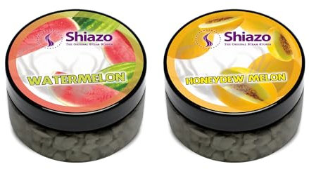 Shiazo Steine Melon Mix | Vorteilspack mit 2 Sorten | 2 x 100 g
