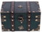 Cabilock Holz Schmuckkästchen Vintage Schatztruhe Truhe Holzbox Schmuckdose Schmuckschatulle Schatzkiste Hochzeit Schmuckbox Retro Geschenkbox Schmuck Aufbewahrungsbox Geschenke