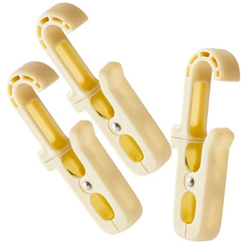 Amosfun 3pcs Coat Hangers Clips Towel Clips for Hanging Laundry Hook Swivel Hook Clothes Drying Rack Hanger Hat