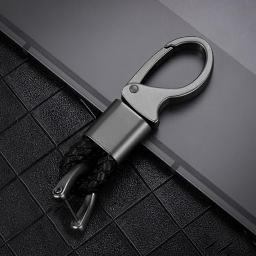 OBBIOL Étui pour clé télécommande à 2 Boutons en ABS Carbone, Accessoires de Voiture (Porte-clés Noir) pour Suzuki SX4,pour Swift