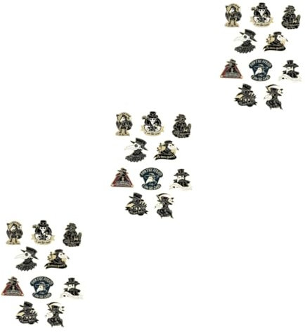 SAFIGLE 60 Stk Arzt Brosche Pestarzt Brustklammer Schnabel Emaille Hut Dekoration Modeschmuck Legierte Brustnadel Rucksack-mode-pin Krankenschwester Gotisch Geist Legierungsmaterial
