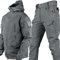 MHNFGDSE Herren Militäruniform Military Tactical Herren Kampfuniform Set Hemd Und Hose Sets Cp Camo Uniformen Army Airsoft Paintball Jagd Für Airsoft Paintball Camping Outdoor,B,L