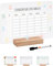 Bärenfreunde - Personalisierbarer & Abwaschbarer Stundenplan aus Acryl + Stift, Holzhalter - Einschulung Geschenk, Schultüte zum Schulanfang oder Grundschule (Zahlen Buchstaben,mit Holzhalter)