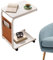 Beistelltisch C-Form – beweglicher Sofa-Beistelltisch C-Tisch | Beistelltisch für Wohnzimmer | Doppellagiger beweglicher Beistelltisch für Sofas | 2-stöckiges Schlafsofa für Wohnzimmer,