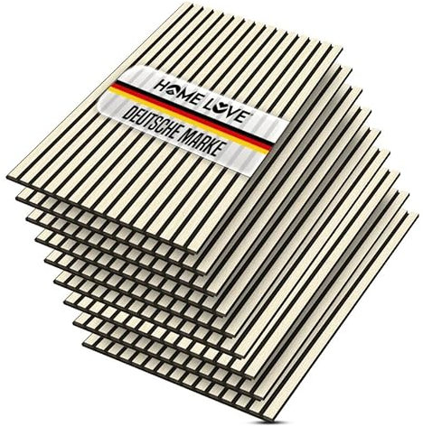 HOME LOVE® Akustikpaneele Holz 118x60 cm – 9er Set mit Echtholz Eiche-Furnier | 3D Wandpaneele Holzoptik mit Filz | Akustikpaneele Holz Wand | Holzpaneele Wand | Akustik Paneele Eiche hell
