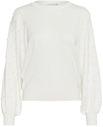 KAFFE Damen Strickpullover KAkaren Lange Ärmel