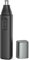 Tondeuse pour les oreilles et le nez pour les hommes et les femmes Tondeuse rechargeable avec des lames à double tranchant Nettoyage et lavage faciles (Black)