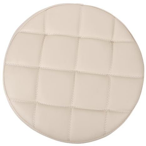 OSOLADY Runder Hockersitz Ersatzsitz Aus Robustem Pu Leder Mit Schaumstoff Gepolstert Barhockersitz Für Küche Esszimmer Und Feiern Schutzverstärkt Und Pflegeleicht