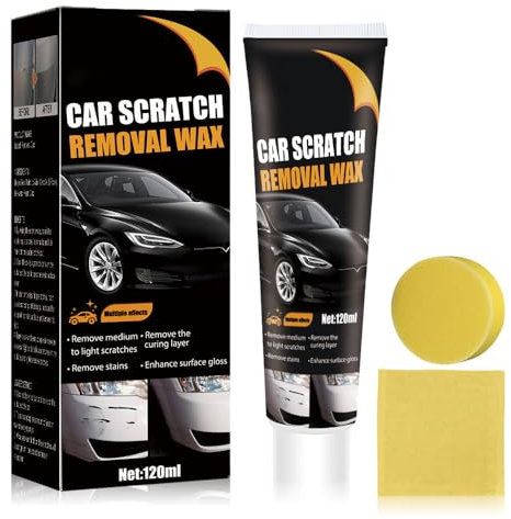 Car Scratch Remover Kit, 2025 New Scratch Removal Cream for Cars, Magic Car Paint Scratch Repair, Polish Wax Scratches Removal Cream Paste for Vehicles (1PCS)