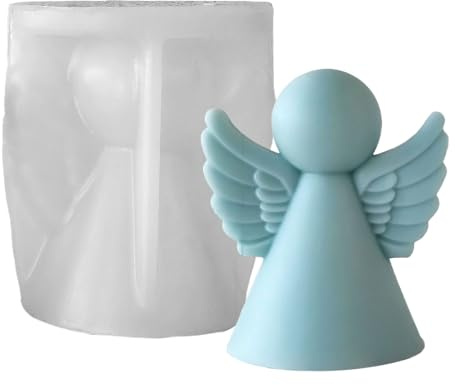 Engel Silikonform Gießformen, 3D Engel Silikon Kerzenform 3D Giessform Antihaft Bastelwerkzeug Für Kerzen, Seife, Gips, Handwerk, Ornamente