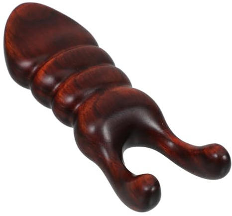 FONDOTIN Traditioneller Holz gesichtsmassage kamm Ergonomisch Handlich mit Breitem Schaber für Augen Nasen akupressur Entspannendes Multi akupunktur werkzeug zur Hautpflege
