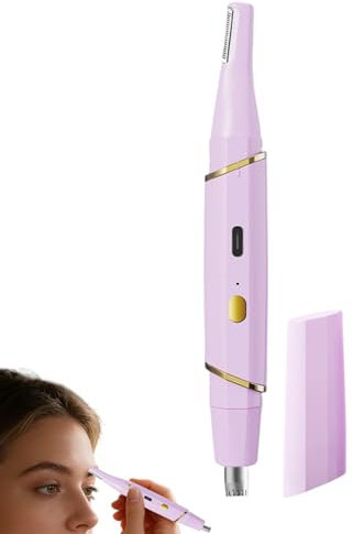 Augenbrauenrasierer für Frauen, wiederaufladbarer Elektrorasierer mit USB | Elektrischer Nasenhaarschneider mit USB-Ladefunktion – für Geschäftsreisen, Reisen, Zuhause, Zuhause
