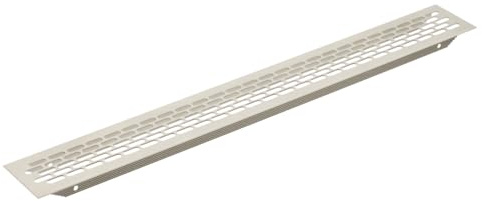 Aluminium Air Vent Grill Plinth Ventilation 484 x 60 Build-in appliances Kitchen Cabinet Airflow Cover for Oven & Fridge, Furniture (Cashmere)