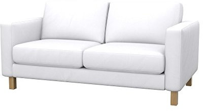 Soferia Sofabezug Kompatibel Mit Karlstad 2er Sofa Sofaüberzug Sofaüberwurf Sofaschoner Kunstleder Lederoptik Wasserabweisend Pflegeleicht Antiallergisch Eco Leather Weiß