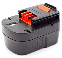 vhbw Batteria compatibile con Black & Decker EPC126BK, EPC128, EPC128 V, EPC128BK, EPC12CA attrezzi da lavoro (1500mAh, 12V, NiMH)