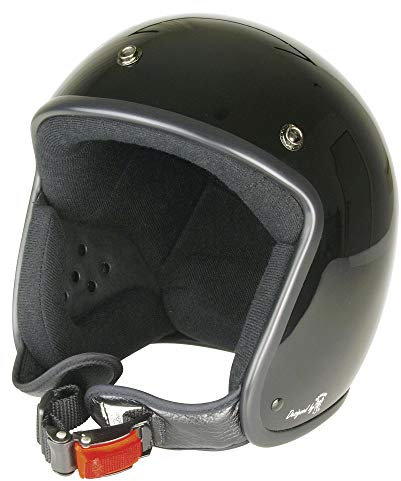 Bores Bogo 3 Jethelm Designed by Gensler, CE-EN1077 Sportprüfung Ohne ECE, Schwarz-Glanz, Größe M 53-54 cm