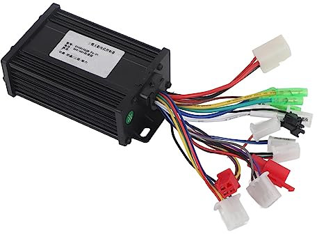 Tbest Controller 36v, Brushless Controller 24V-48V Motor Speed Controller Bürstenmotor Drehzahlregler, 250/350 Watt Elektromotor Controll mit wasserdichter LCD Panel für Elektro