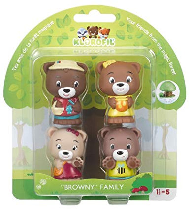 Klorofil- Famille Browny Personnages À Collectionner, 700300, Multicolore