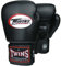 Twins Special Boxhandschuhe, Leder, AIR, schwarz, 12 Oz