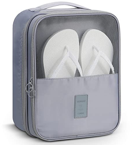 Mossio Schuhbeutel für 3 Paar Schuhe für Reisen und den täglichen Gebrauch, GRAU, One_Size