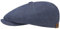 Stetson Hatteras Flatcap Leinen Damen/Herren - Mütze mit Baumwollfutter - Flat Cap mit Sonnenschutz UV 40+ - Schirmmütze Frühjahr/Sommer - Ballonmütze dunkelblau 61 cm