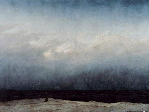 1art1 Caspar David Friedrich Poster Der Mönch Am Meer, 1808–1810 Kunstdruck Bild 80x60 cm