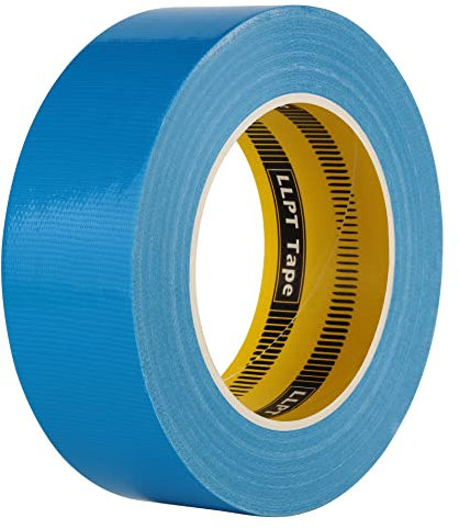 LLPT Klebeband Panzertape Gewebeband Panzerband Premium-Qualität 40MM*30M*0.28MM Leicht reißbar Rückstandsfrei Starker Kleber Farbe Himmelblau (DT408)