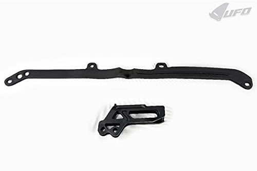 UFO PLAST Kit cruna Catena+Fascia Forcella Nero Yamaha YZ 125 2015-2024
