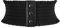 ZHDXW Ceinture en cuir extensible large pour femmes - Noir