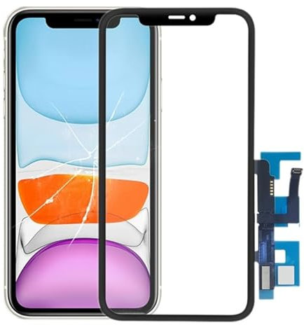 High-Tech Place - Pantalla táctil original para iPhone 11, color negro