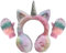 Gifts Treat Cache-oreilles pour filles et garçons, unisexe pour enfants, cache-oreilles tricotés avec motif animal, Couleur licorne 2, 3-6 ans