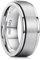 King Will 8mm Stainless Steel Fidget Spinner Ring for Stress & Anxiety Relief - Brushed Surface Comfort Fit, Wedding Band for Mens 9.5